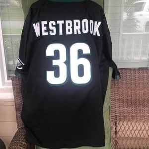 Throwback Authentic Brian Westbrook Eagles Jersey.